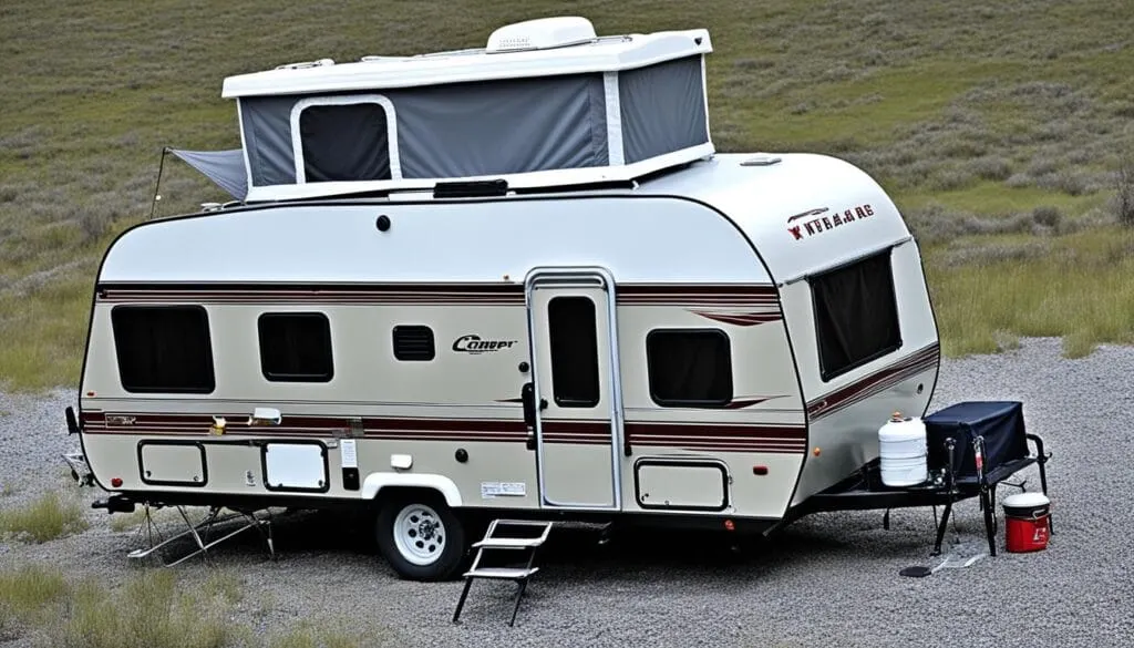 dry weight of camper without cargo