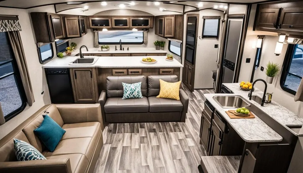 travel trailer floor plan