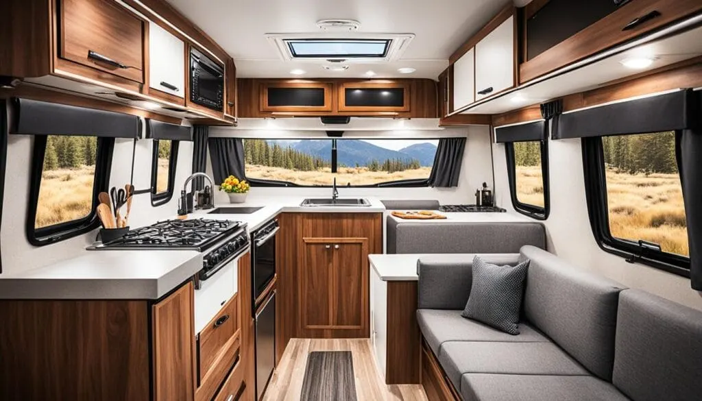 camper trailer features