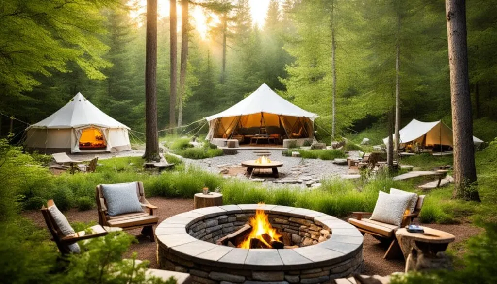 glamping business location