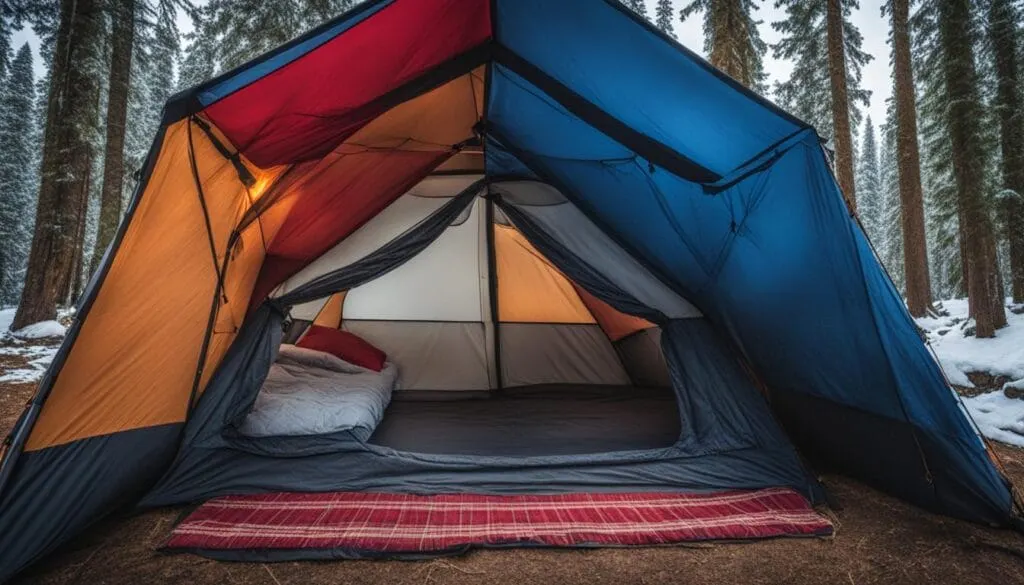 insulation for tent camping