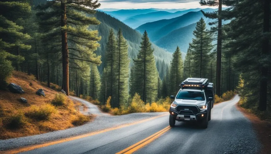overlanding on Smokey Mountain Road