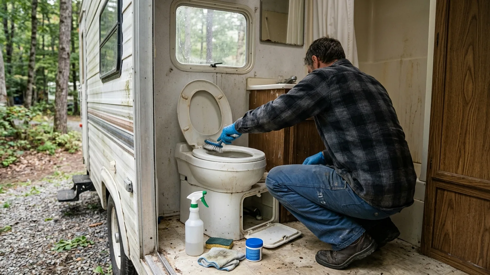 How to Clean an RV Toilet and Keep the Black Tank Odor-Free