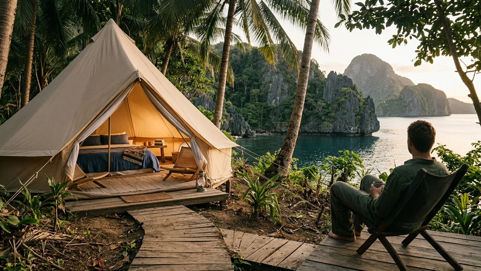 Glamping in El Nido