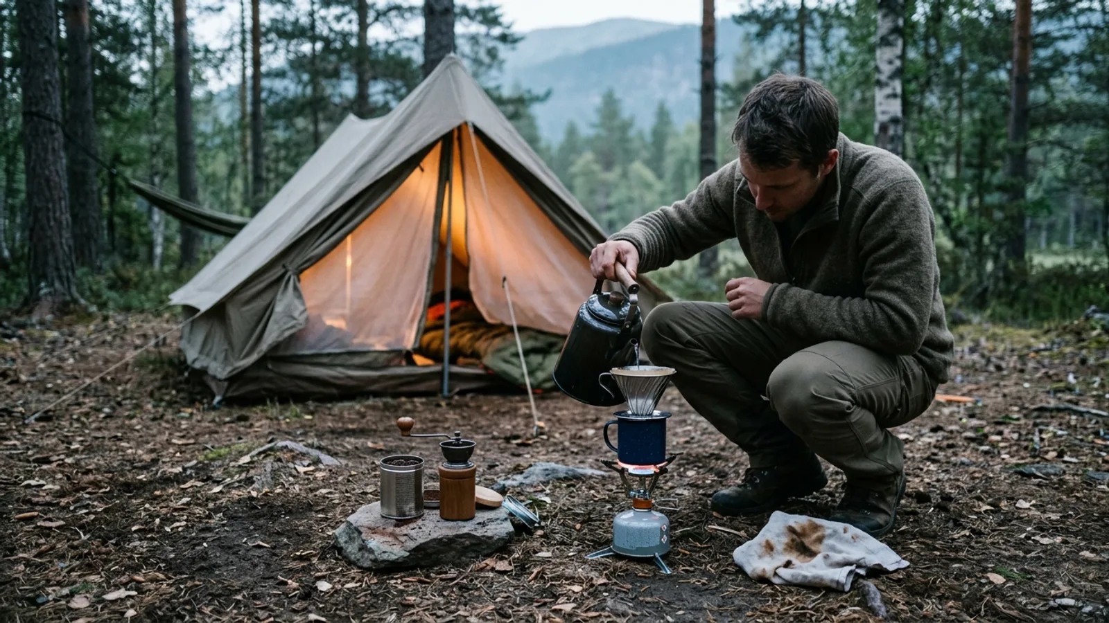 How to Make Coffee While Camping