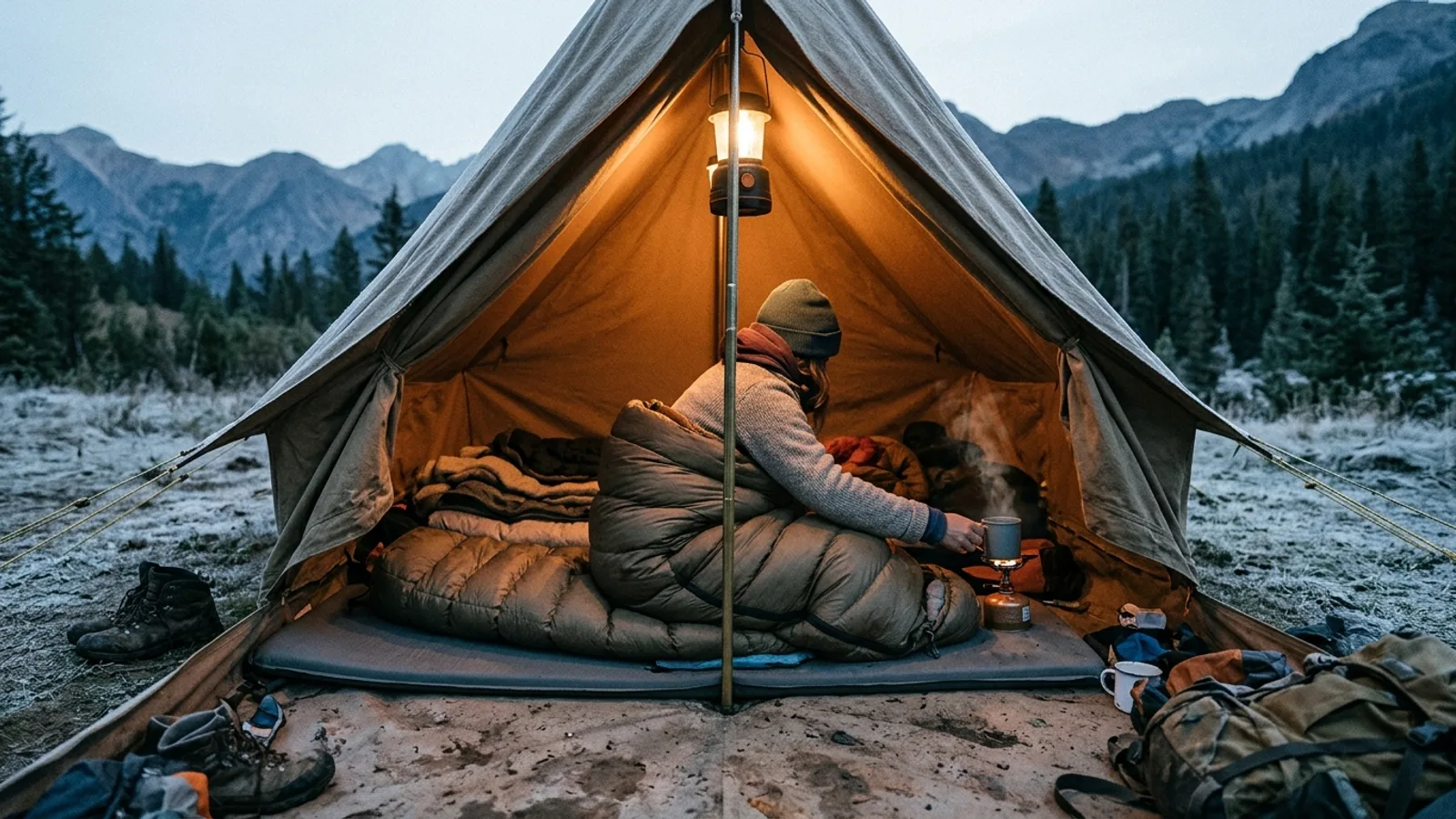 How to Stay Warm Camping in Cold Weather