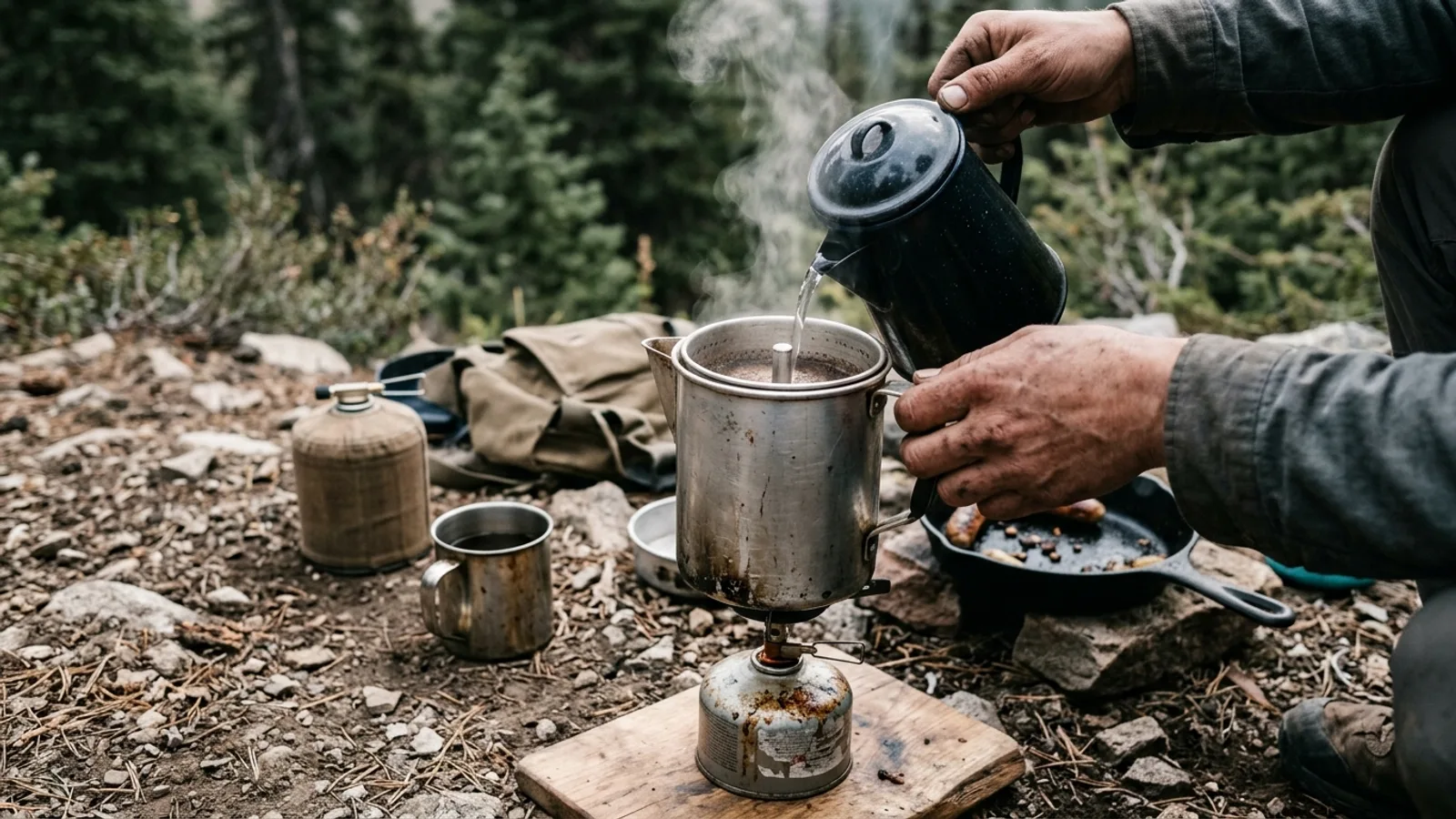 How to Brew Coffee with a Camping Percolator (And Other Backcountry Methods)