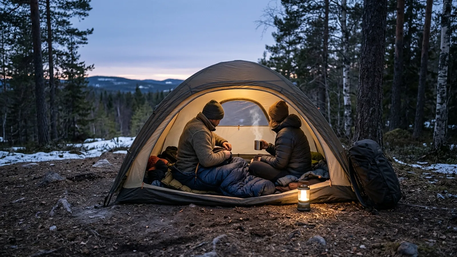 How to Stay Warm Tent Camping in Cold Weather