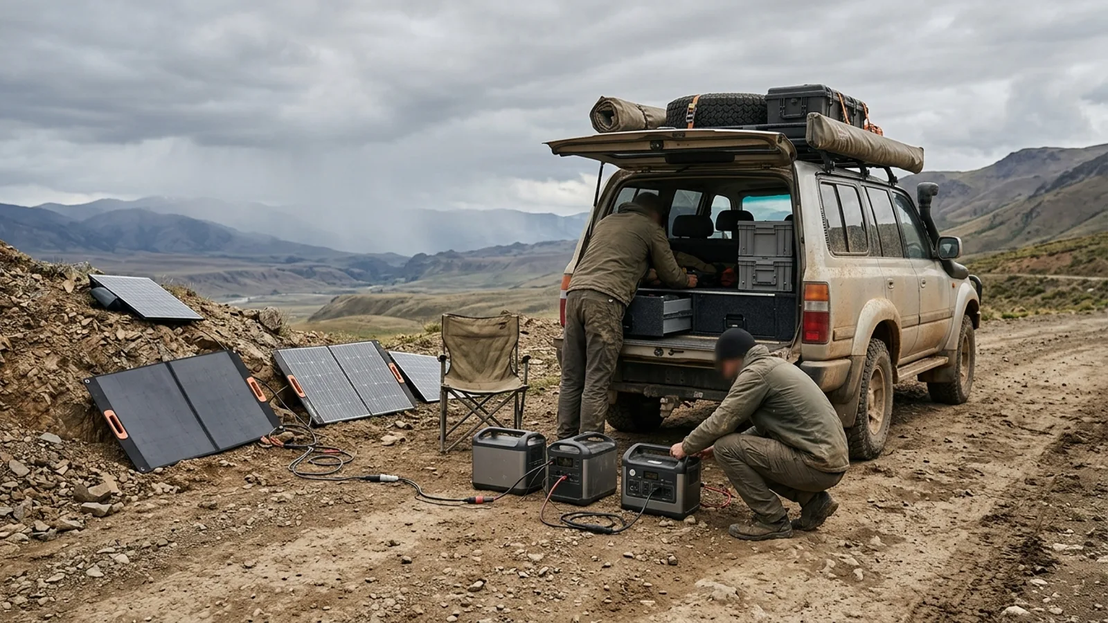 Solar Battery Storage for Overlanding