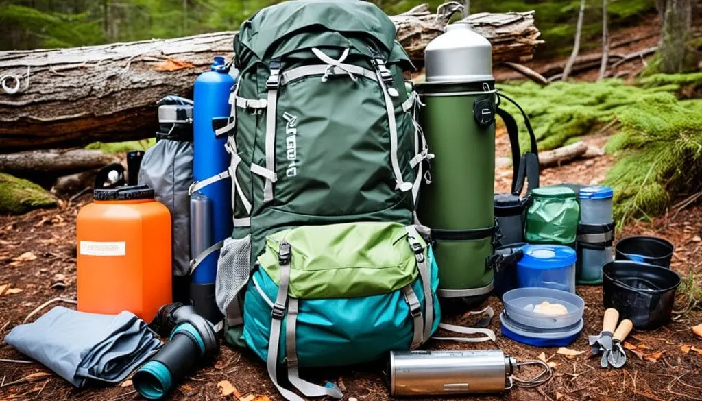 bushcraft camping equipment