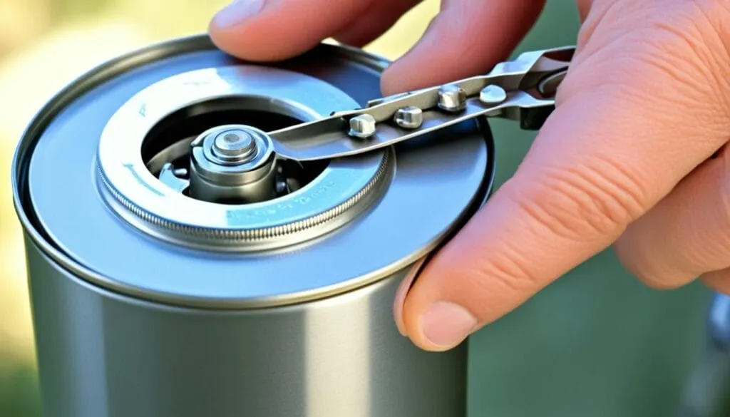 Quiet can opening