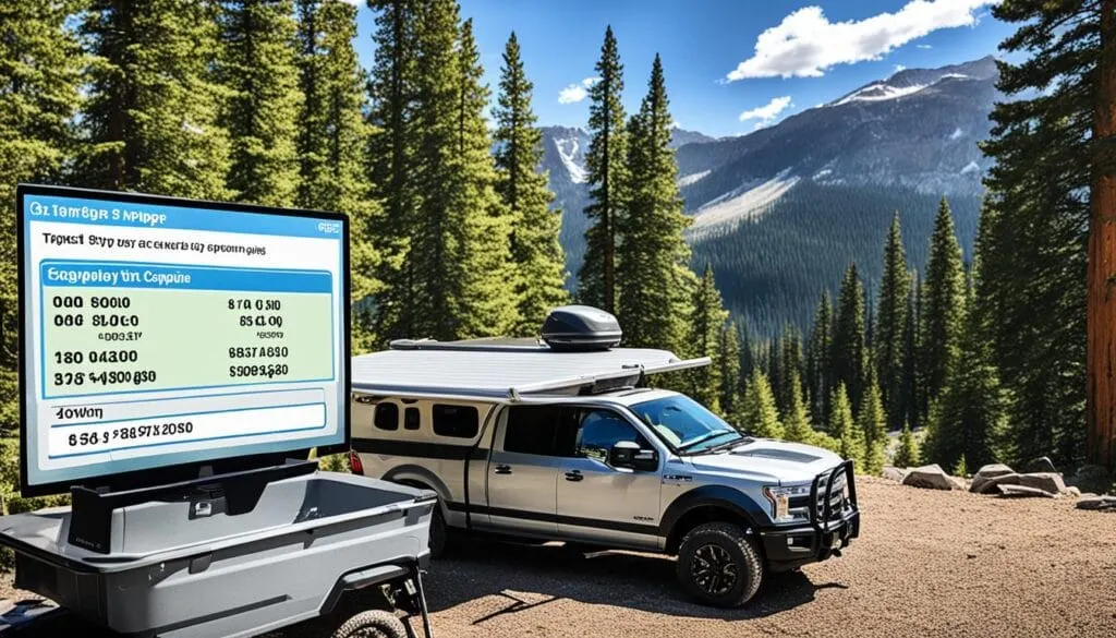 Pop Up Camper Weight Calculator