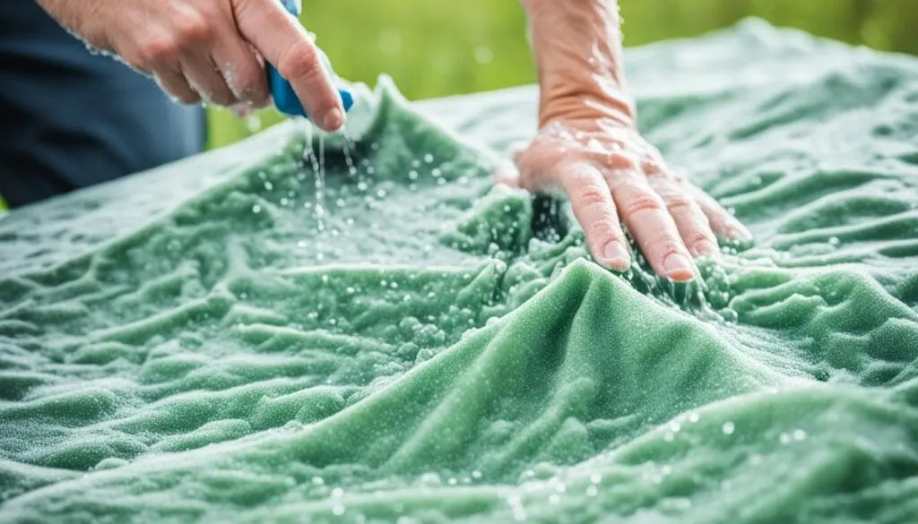 tent cleaning