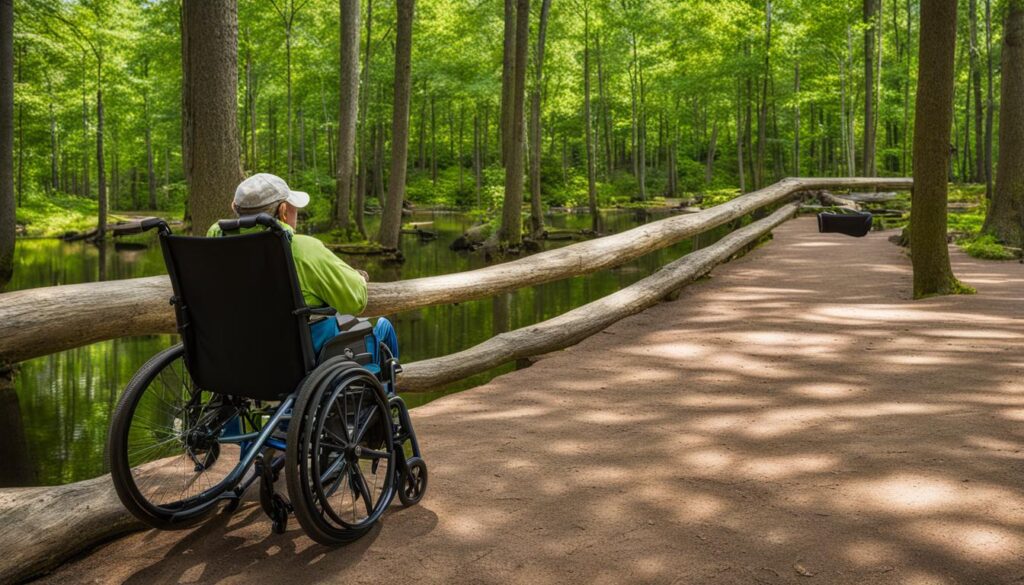 Accessibility at Promised Land State Park