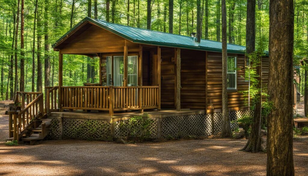 Accommodations at Beavers Bend State Park