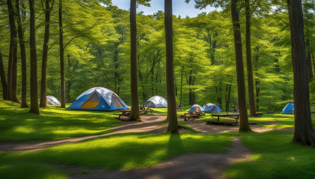 Accommodations at Doug's Beach State Park