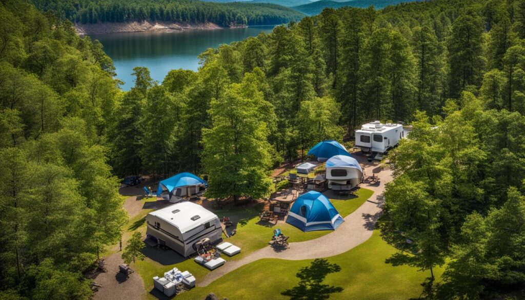 Accommodations at Lake Guntersville State Park