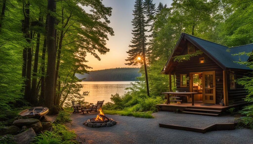 Accommodations at McMicken Island State Park