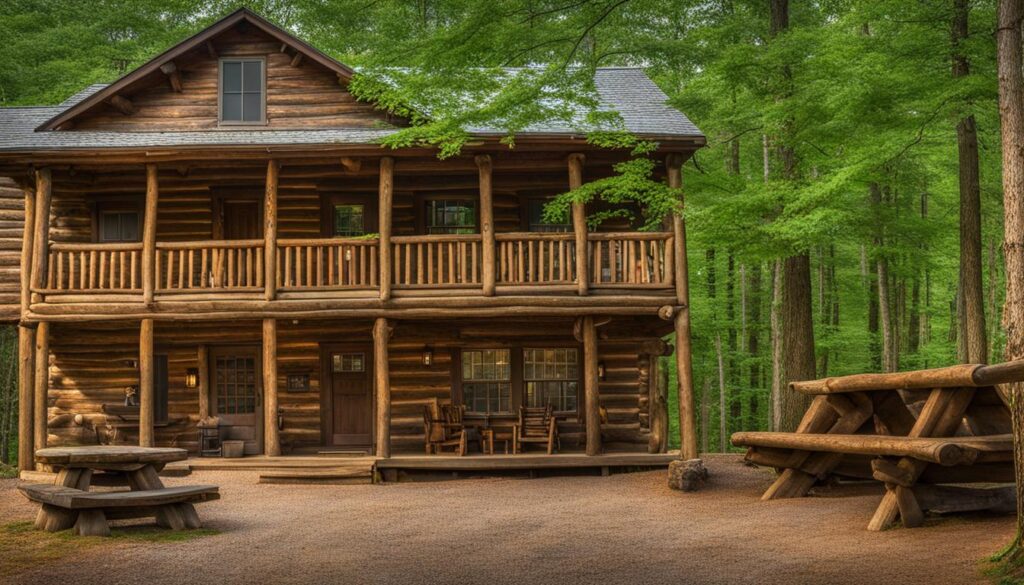 Accommodations at Old Fort Harrod State Park