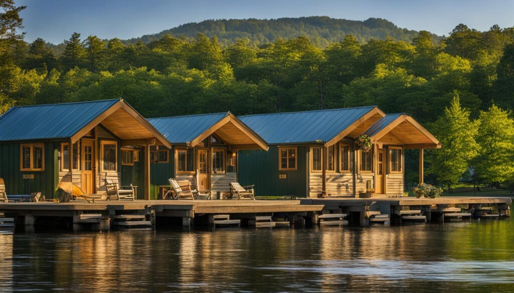 Accommodations at Paradise Point State Park