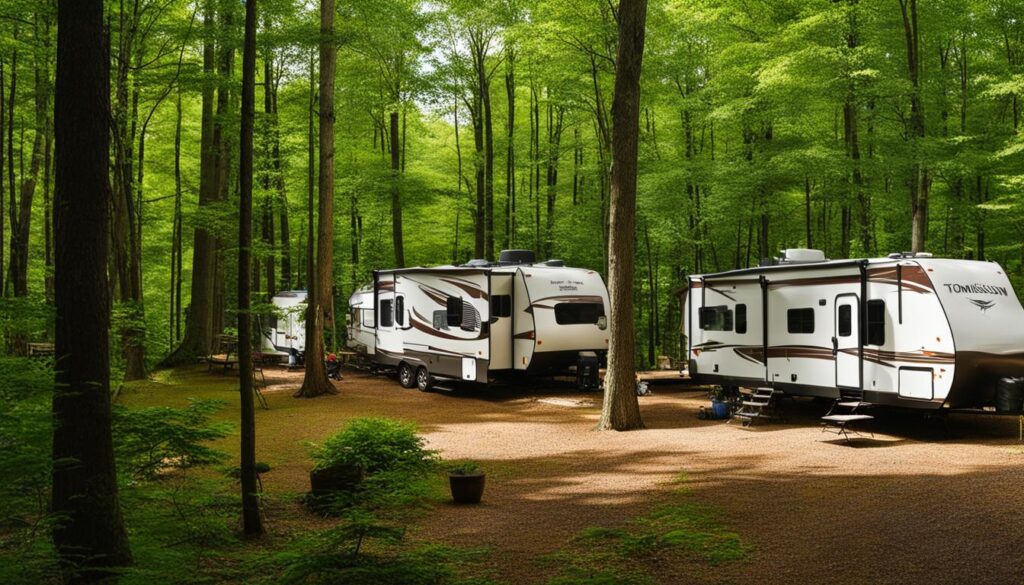 Accommodations at Tomlinson Run State Park