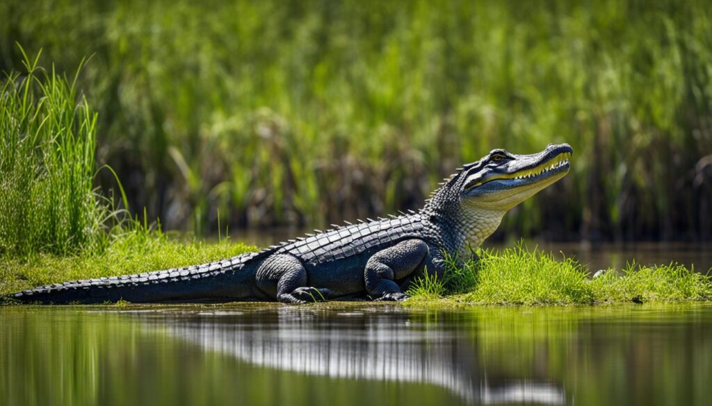 Alligator sighting at Brazos Bend State Park