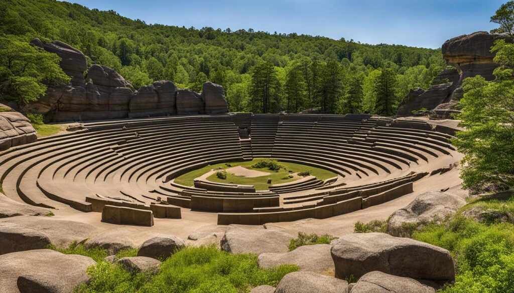Amphitheater at Massacre Rocks State Park
