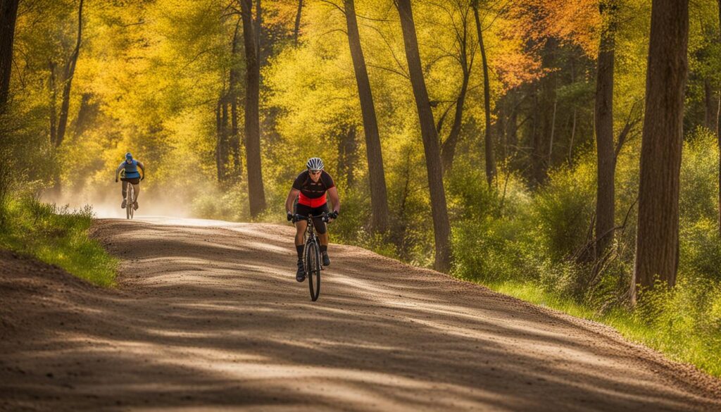 Biking at Spring Creek Recreation Area