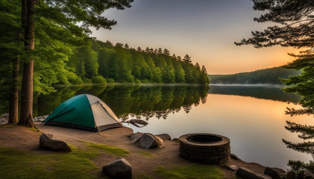 Breakheart Reservation camping site