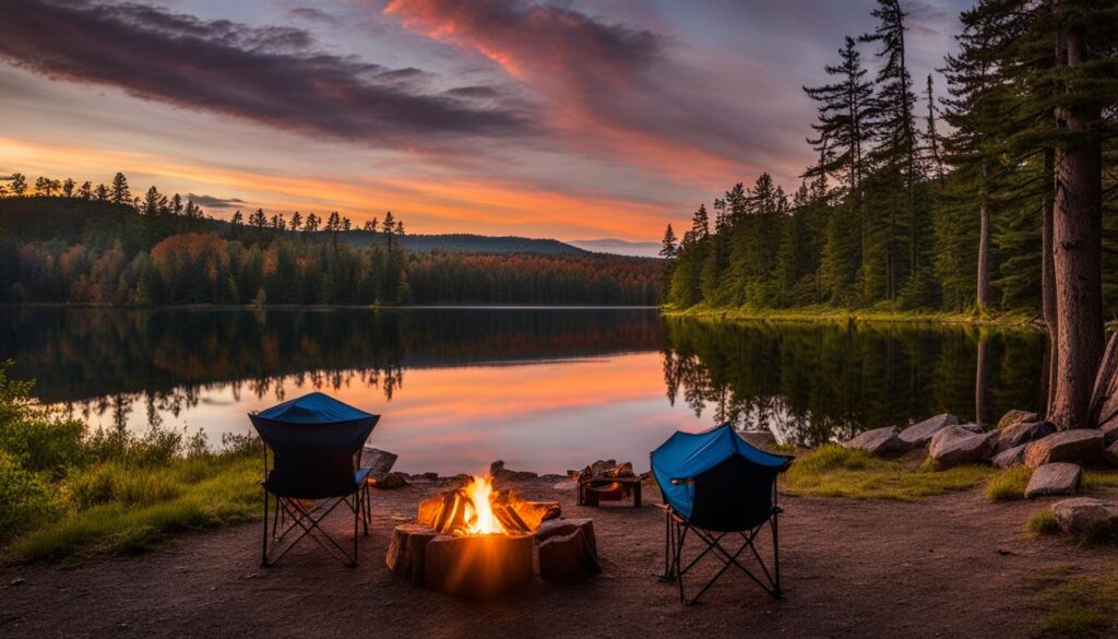 Burr Pond State Park camping