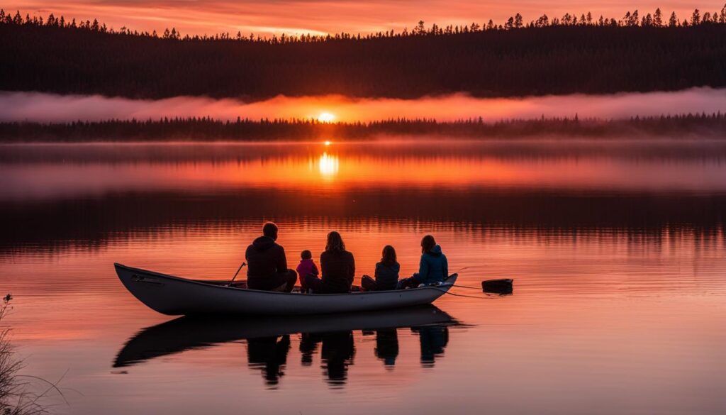 Camping at Bear Head Lake State Park