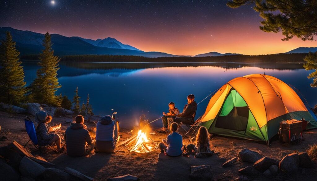 Camping at Bear Lake State Park
