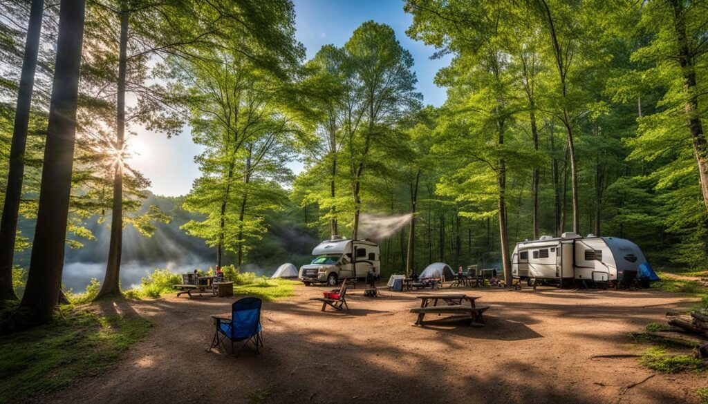 Camping at Crawford State Park