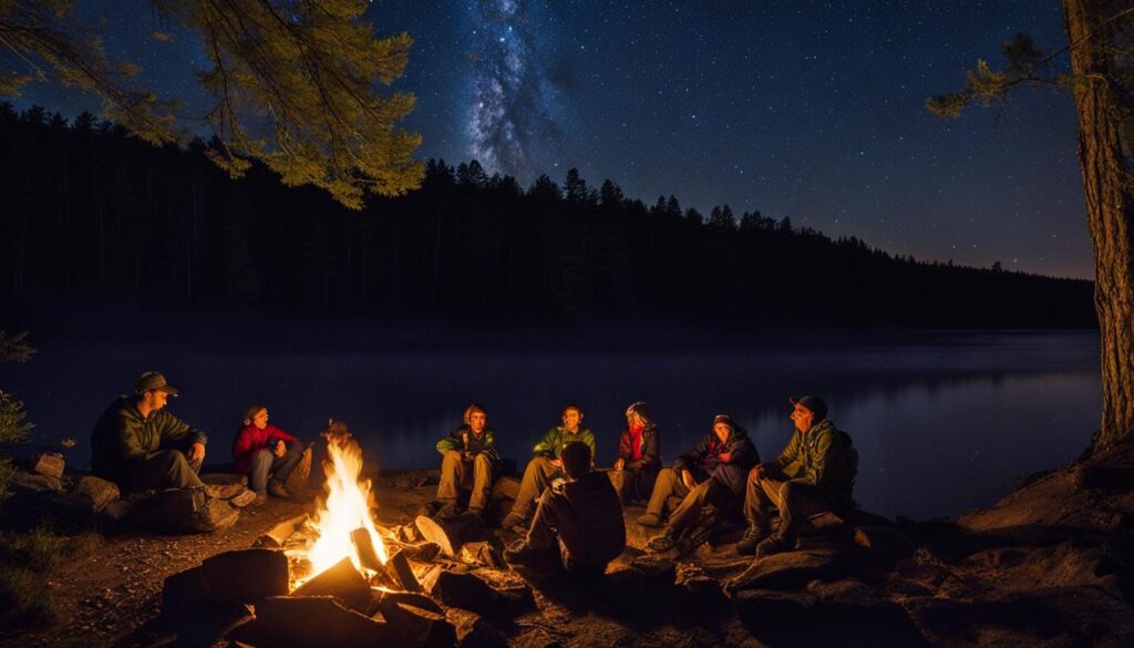 Camping at F. Gilbert Hills State Forest