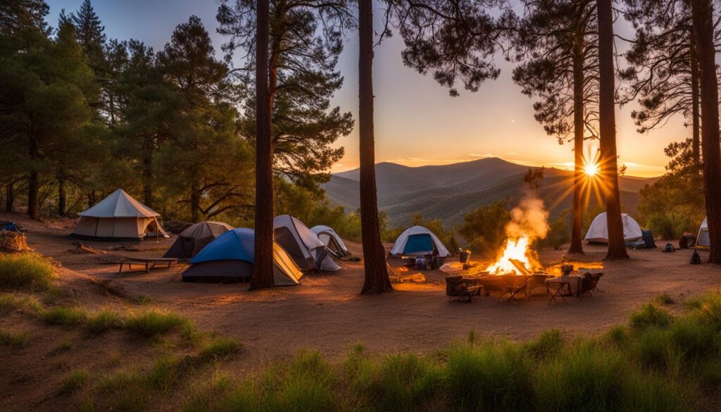 Camping at Hollister Hills SVRA