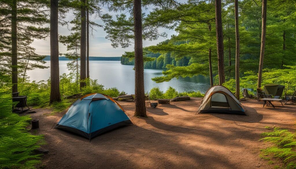 Camping at Kring Point State Park