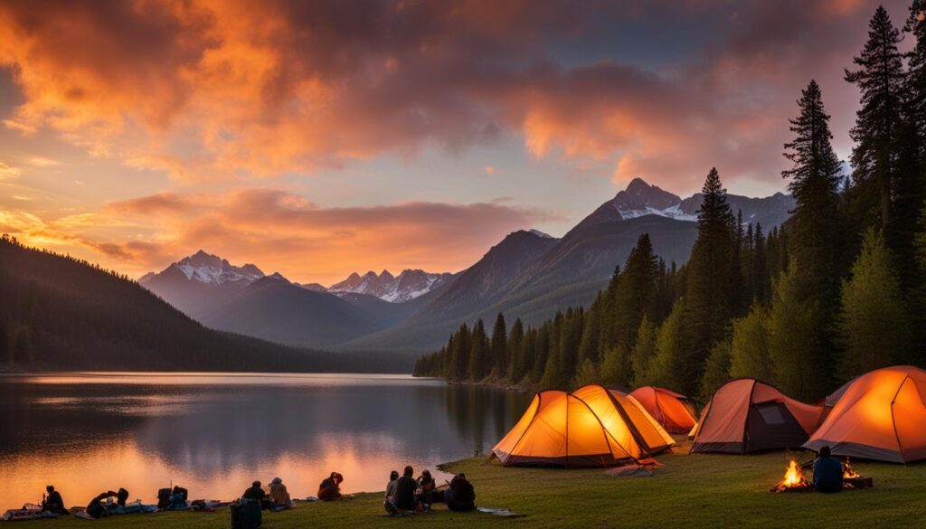 Camping at nearby parks
