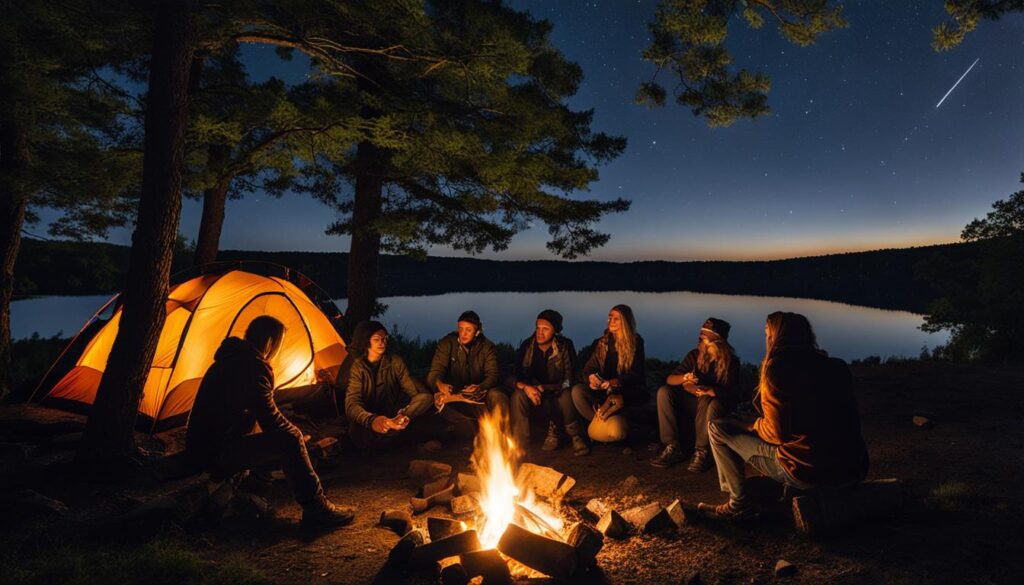 Camping in Bigelow Hollow State Park