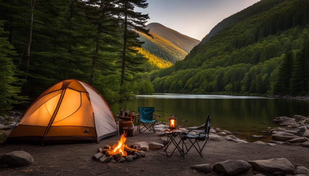 Camping in Crawford Notch State Park