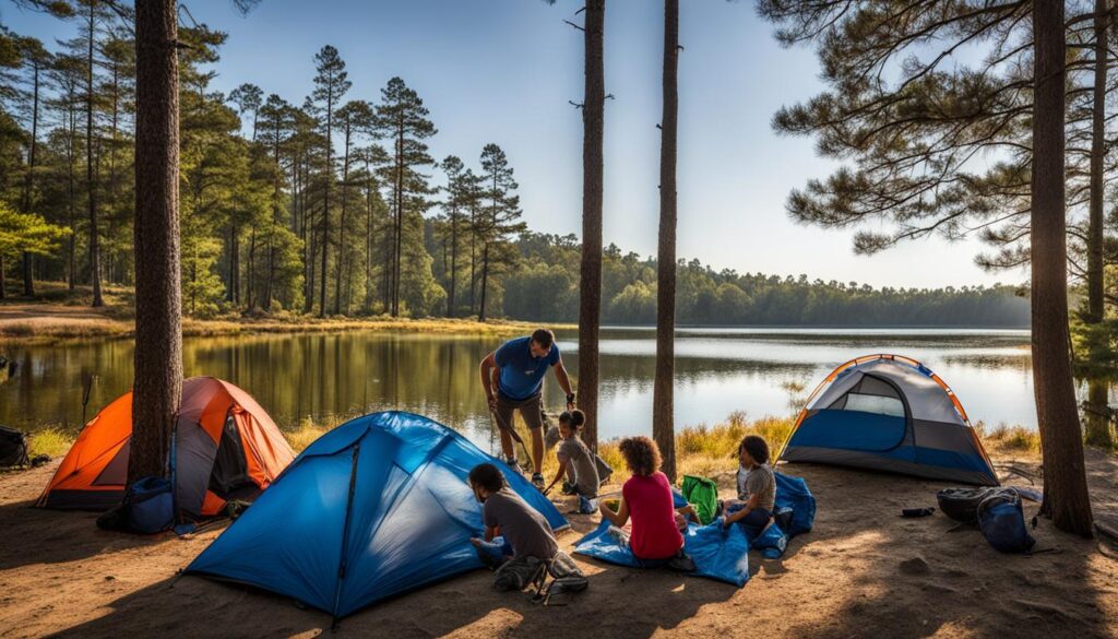 Camping in Huntington Beach State Park