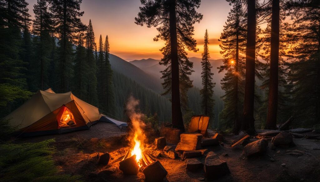 Camping in Mount Washington State Forest