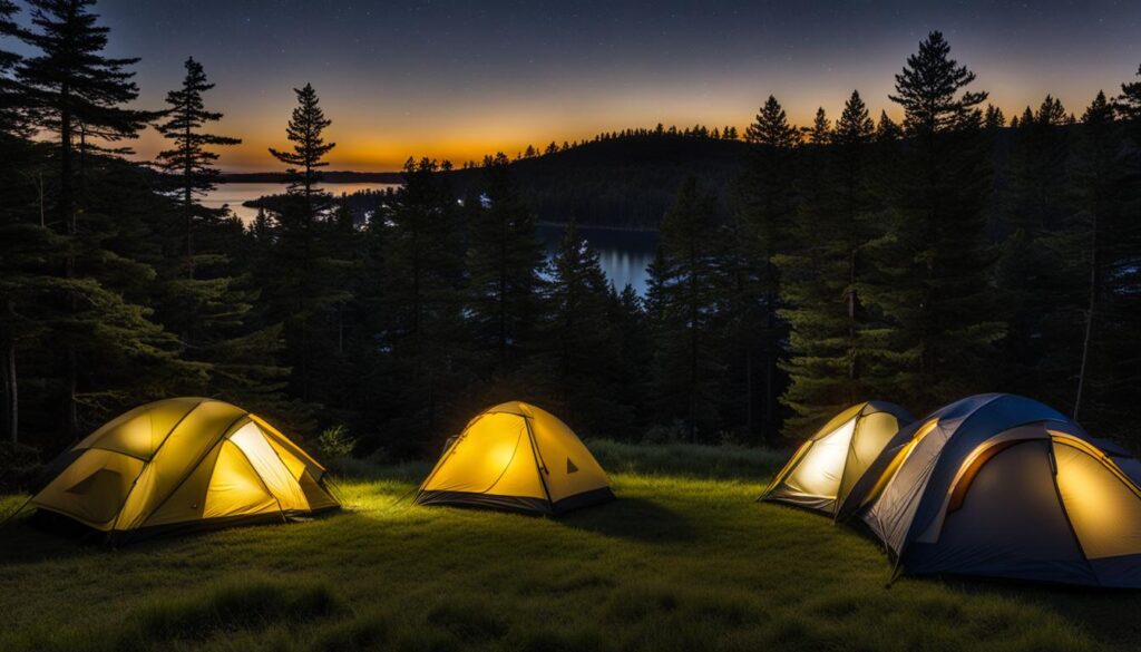 Camping in Newport State Park