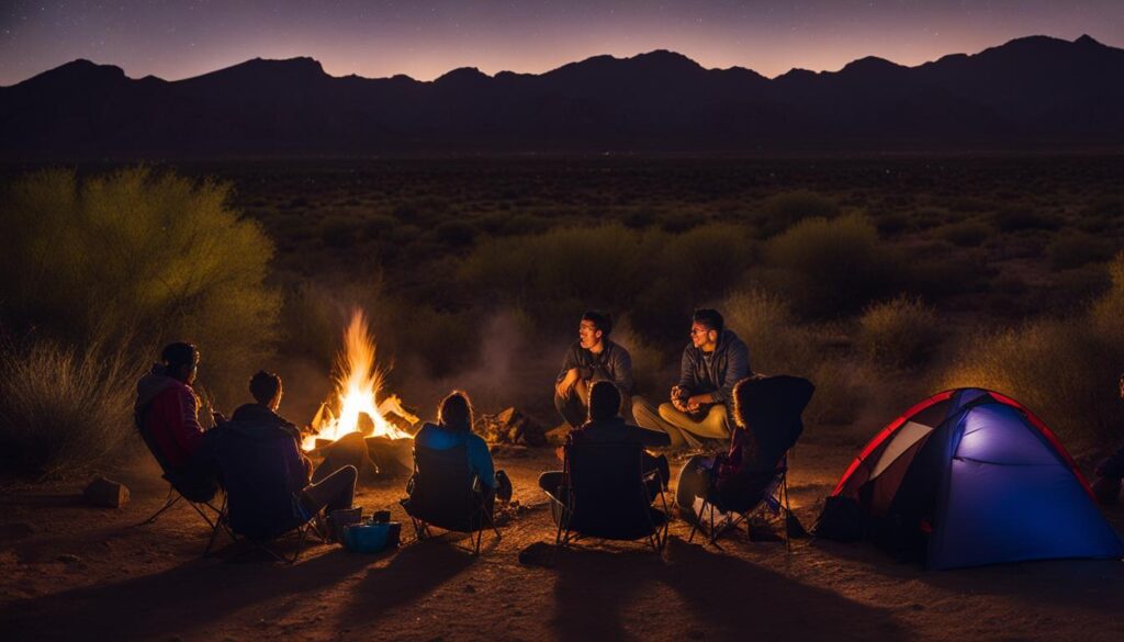 Camping in Picacho State Recreation Area