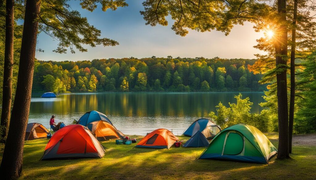 Camping in Pokagon State Park