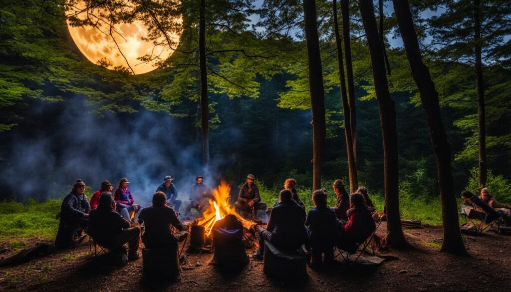 Camping in Seneca Creek State Park