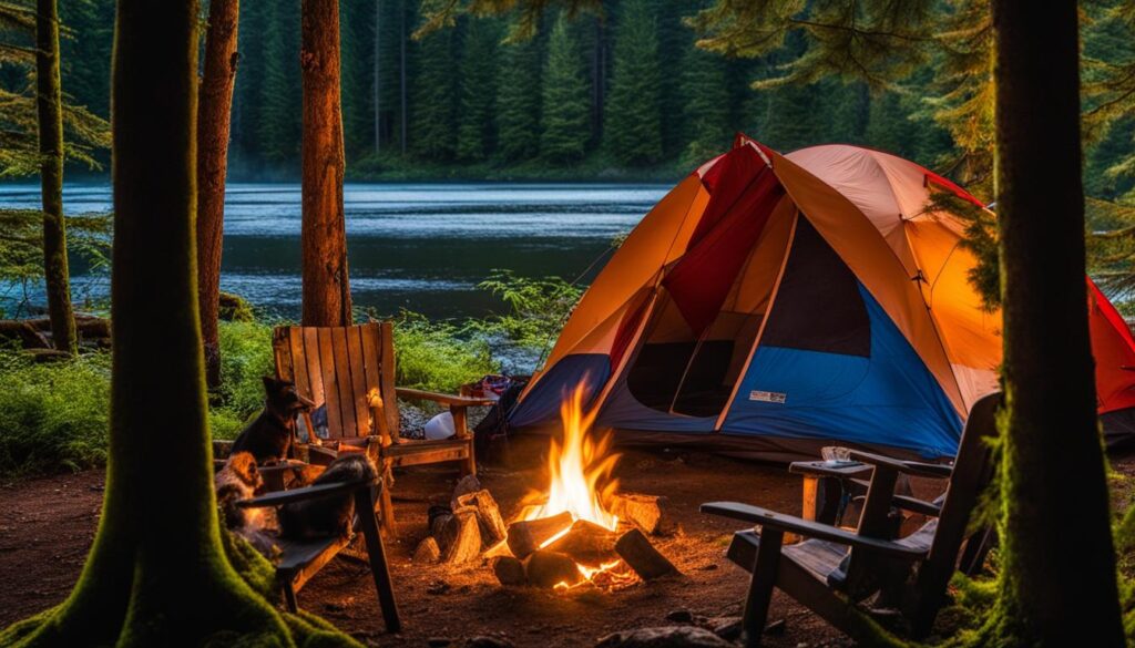 Camping in Willapa Hills State Park