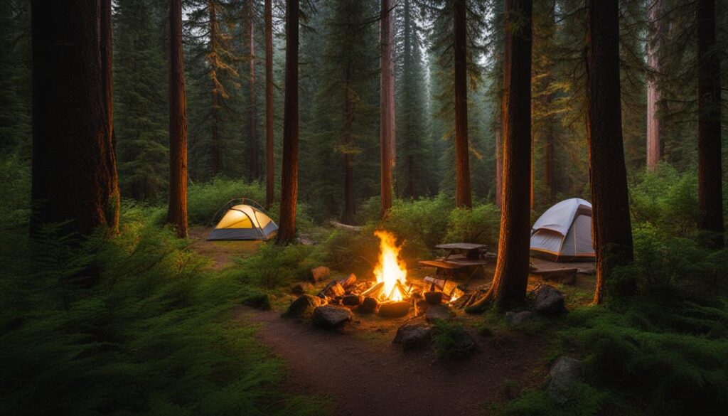 Camping in the Wild