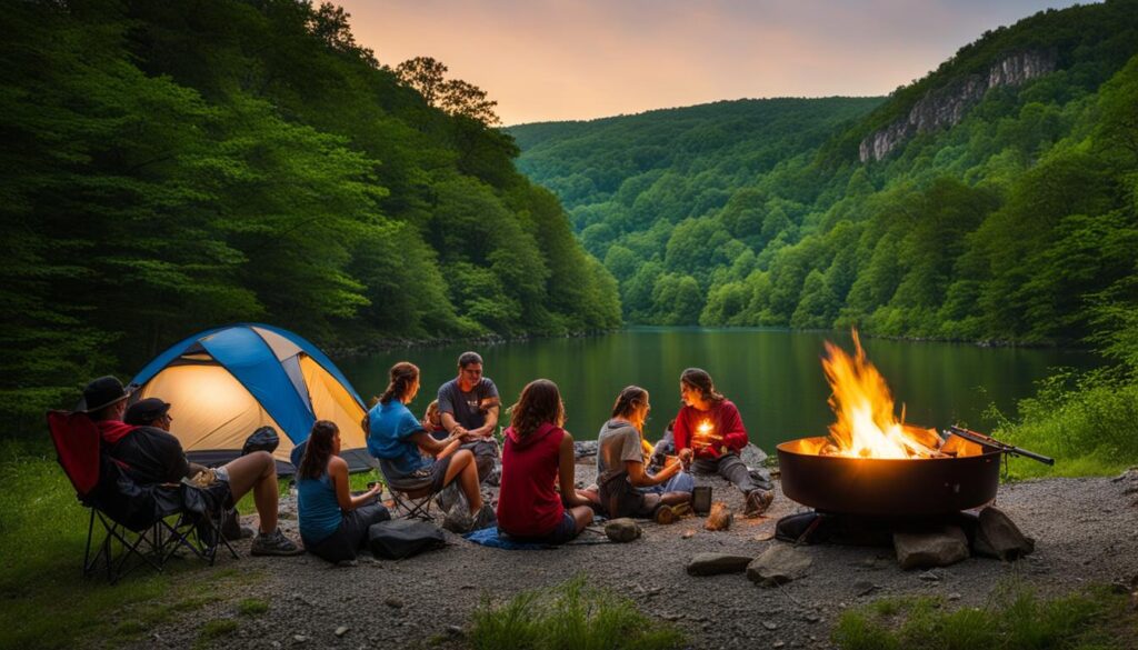 Camping sites in Lehigh Gorge State Park