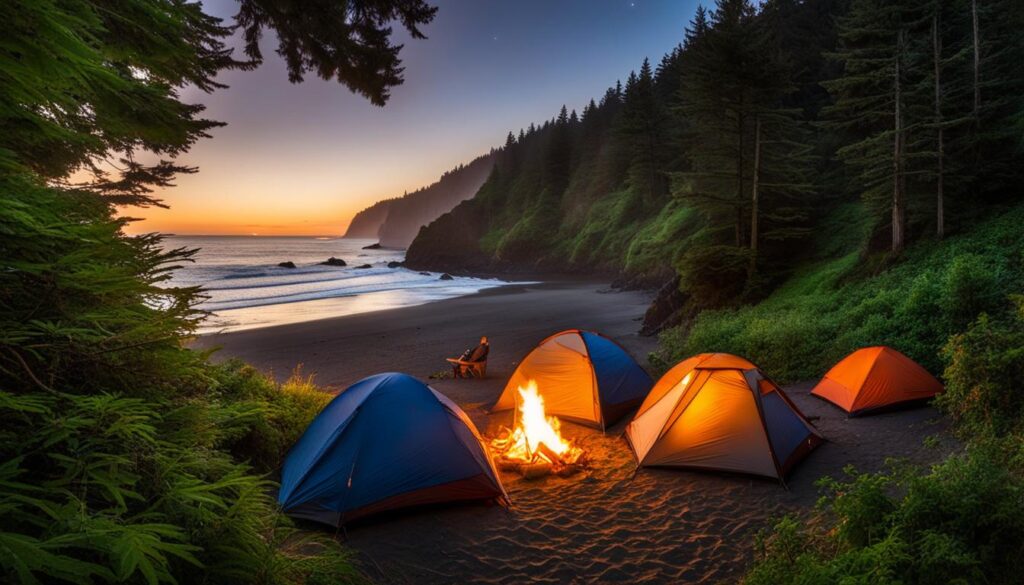 Cape Disappointment State Park camping