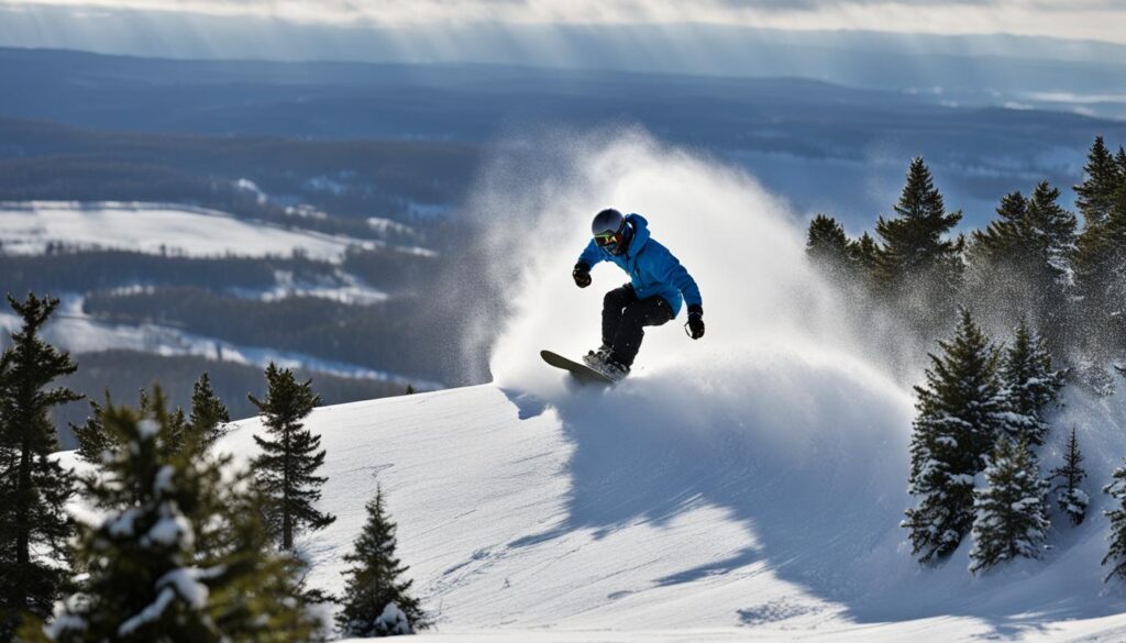 Denton Hill State Park Snowboarding